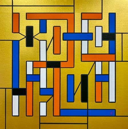 Елена Артджент (Картина, живопись - 
                  50 x 50 см) Жизненная сила