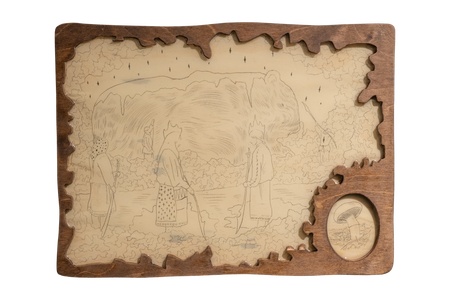 Слава Нестеров (Объект - 
                  45 x 35 см) Из серии "Восемь песен" 6