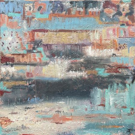 Мария Алдашкова (Картина, живопись - 
                  40 x 40 см) Море