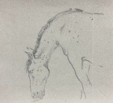 Надежда Воронцова (Авторская графика - 
                  22 x 19 см) Прогулка