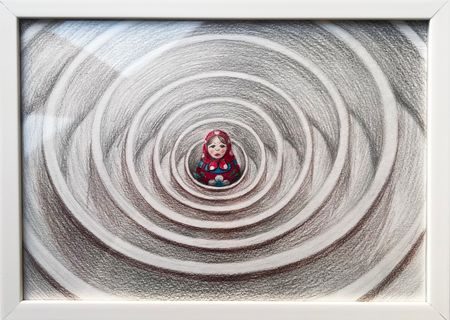 Алиса Деточкина (Авторская графика - 
                  32.3 x 23.3 см) Потерянная