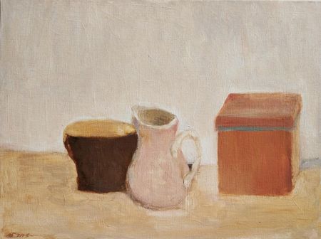 Алексей Фролов-Багреев (Картина, живопись - 
                  40 x 30 см) Натюрморт с коробкой чая
