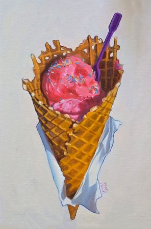 Мария Максимова (Авторская графика - 
                  30 x 40 см) ICE CREAM V