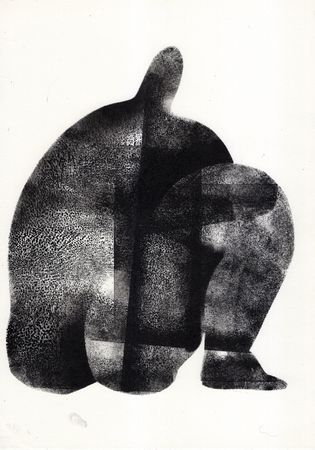 Тася Василькова (Авторская графика - 
                  21 x 29.7 см) Грустная