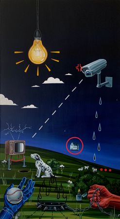 СВЕТ-ЛАНА (Картина, живопись - 
                  50 x 90 см) Наблюдатели