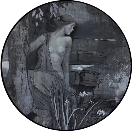 Лилия Валеева (Картина, живопись - 
                  120 x 120 см) Эхо воды