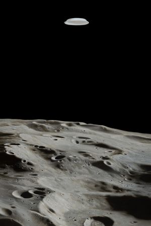 Виктор Пономаренко (Картина, живопись - 
                  80 x 120 см) Jettison. Moonscape №6