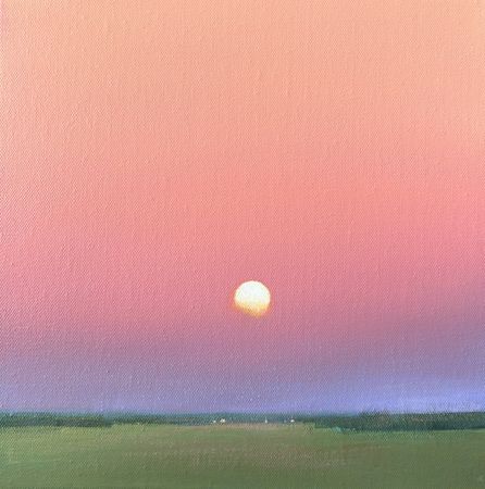 Александра Савина (Картина, живопись - 
                  30 x 30 см) Солнце