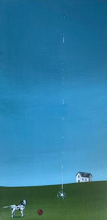 СВЕТ-ЛАНА (Картина, живопись - 
                  20 x 40 см) Мимолетное видение