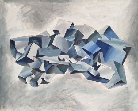 Евгения Крутова (Авторская графика - 
                  29 x 21.8 см) Минерал