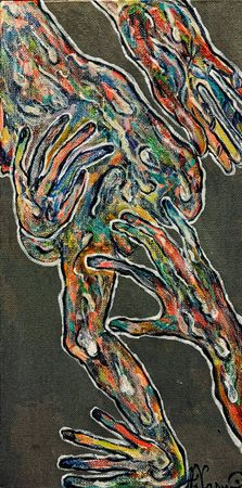 Александра Халипская (Картина, живопись - 
                  40 x 50 см) За-деть