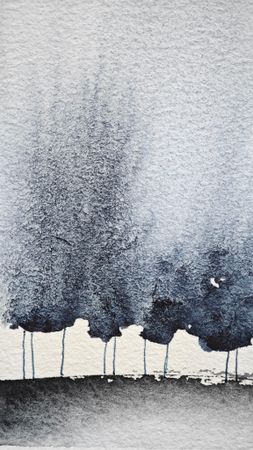 Тани Соул (Авторская графика - 
                  15 x 21 см) Полуночная роща