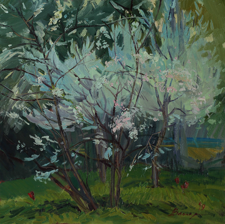Анна Захаркина (Картина, живопись - 
                  60 x 60 см) Кружево