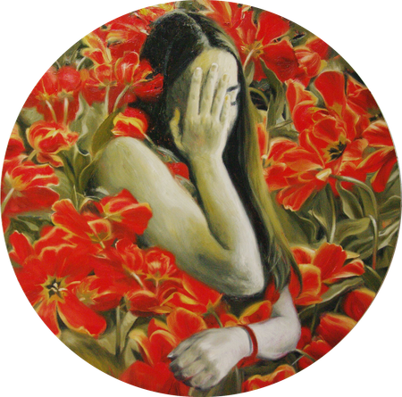 Алан Хатагты (Картина, живопись - 
                  70 x 70 см) Doloroso