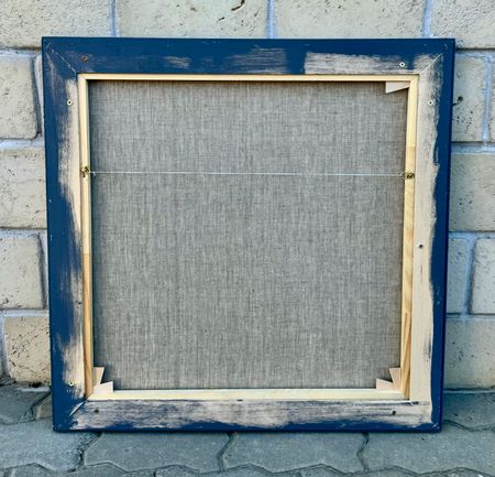 Наталья Венева (Картина, живопись - 
                  60 x 60 см) Стеллажи 1