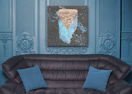 Филипп Игумнов (Картина, живопись - 
                  50 x 50 см) Кристаллы\5