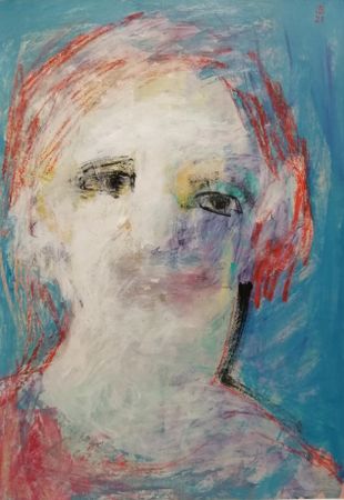 Елена Науширванова (Авторская графика - 
                  29.7 x 42 см) Синий день