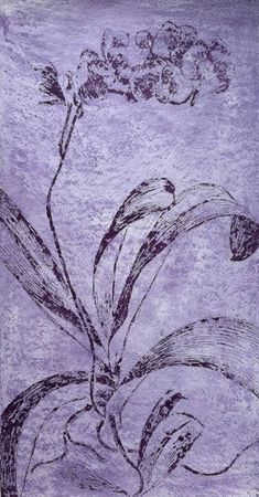 Алена Сокольникова (Авторская графика - 
                  23.5 x 44.5 см) Орхидея