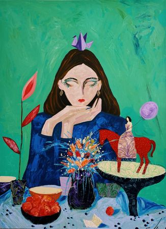 Сардор Эркинов (Картина, живопись - 
                  110 x 150 см) Сон