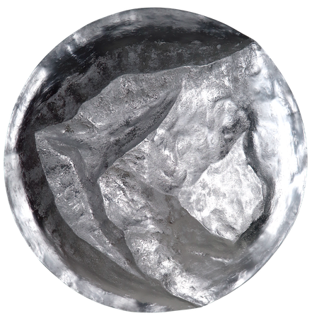 Николай Харитонов (Объект - 
                  100 x 100 см) Арт-объект "SILVER ROCK"