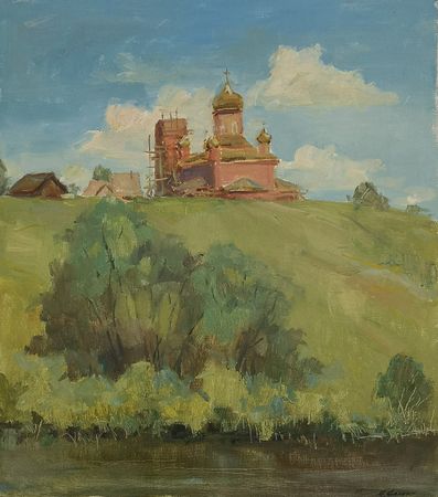 Елена Санина (Картина, живопись - 
                  40 x 45 см) Середина лета