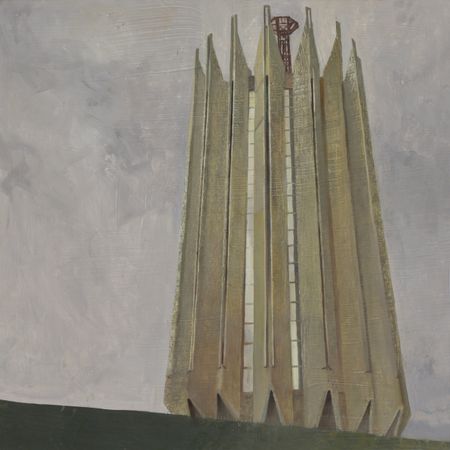 Саша Ярцева (Авторская графика - 
                  40 x 40 см) Мимо