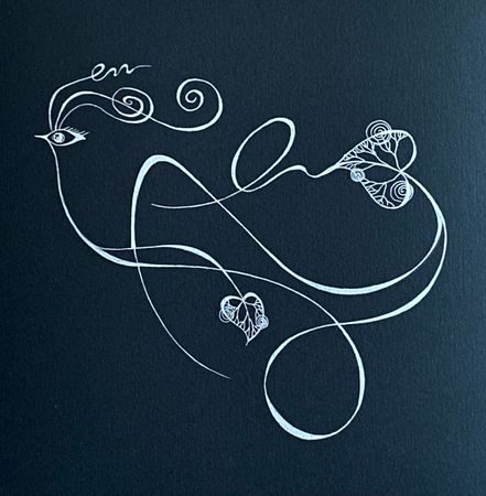 Марина Тийк (Авторская графика - 
                  30 x 30 см) Душа