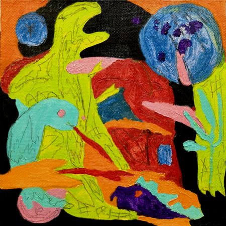 Анна Сави (АСА) (Картина, живопись - 
                  30 x 30 см) ZM