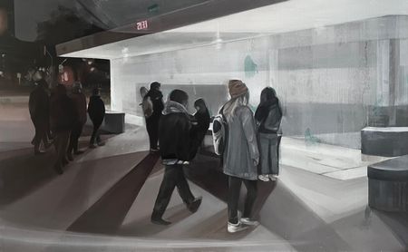 Мария Абрамова (Картина, живопись - 
                  70 x 50 см) Pathways VII