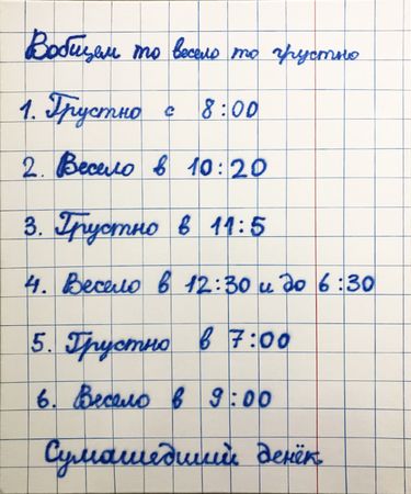 Сергей Хеато (Картина, живопись - 
                  50 x 60 см) Сумашедший денёк