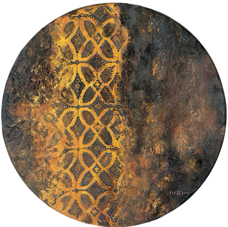 Алёна Шамайко (Картина, живопись - 
                  60 x 60 см) Пепел и золото