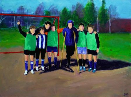 Денис Русаков (Авторская графика - 
                  40 x 30 см) Dream team