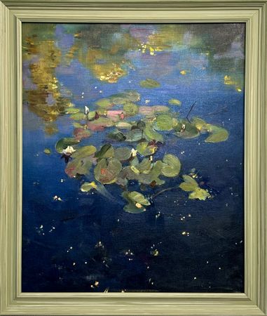 Алина Буглеева (Картина, живопись - 
                  65 x 75 см) Кувшинки