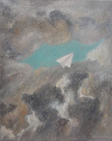 Юлия Агеносова (Картина, живопись - 
                  80 x 100 см) Goodbye! Часть I, триптих