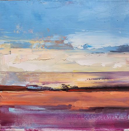 Мария Кузина (Авторская графика - 
                  25 x 25 см) Присутствие