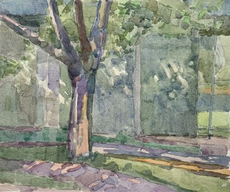 Елизавета Тульчинская (Авторская графика - 
                  19.5 x 16 см) Этюд