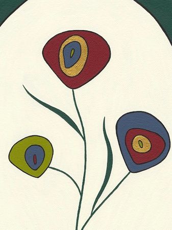 Мария Полушкина (Картина, живопись - 
                  30 x 40 см) Цветы