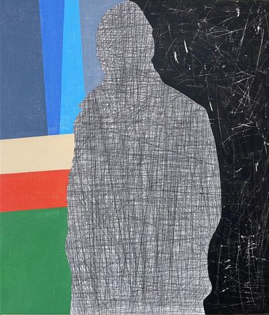 Юрий Ростиславский (Картина, живопись - 
                  60 x 70 см) Прохожий