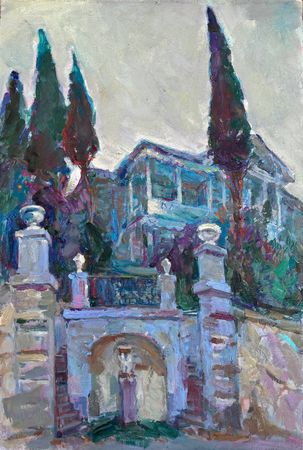Илья Хахарев (Картина, живопись - 
                  60 x 88 см) Алупка