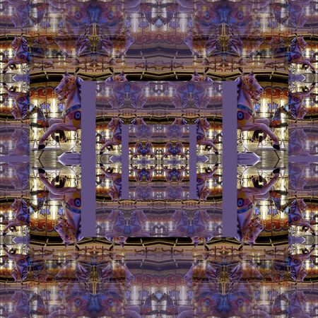 Лариса Корж (Графика цифровая (принты) - 
                  35 x 35 см) Манит, манит, манит карусель