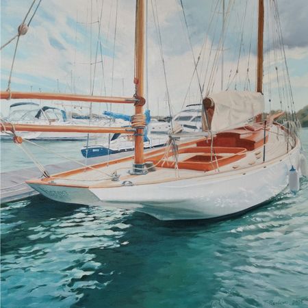 Татьяна Павлова (Картина, живопись - 
                  80 x 80 см) Victory