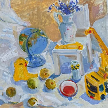 Мария Бацман (Картина, живопись - 
                  50 x 50 см) Великий путешественник