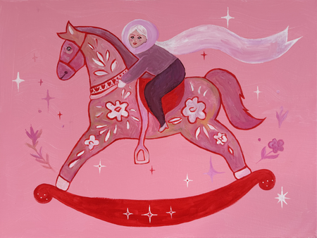 Ира Пенкина (Картина, живопись - 
                  50 x 40 см) Кто устал?