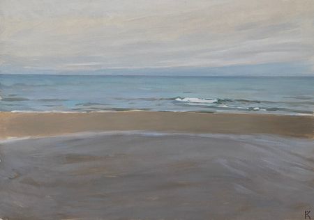 Алексей Кротов (Авторская графика - 
                  42 x 30 см) Куршская коса