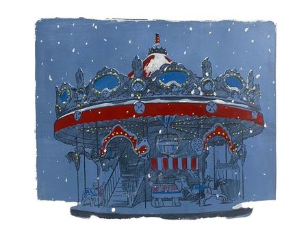 Надежда Воронцова (Графика печатная - 
                  49 x 42 см) Механизм для снегопада