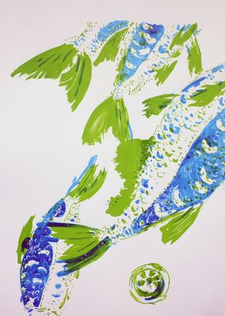 Виолетта Гришина (Графика печатная - 
                  32 x 45 см) Без названия