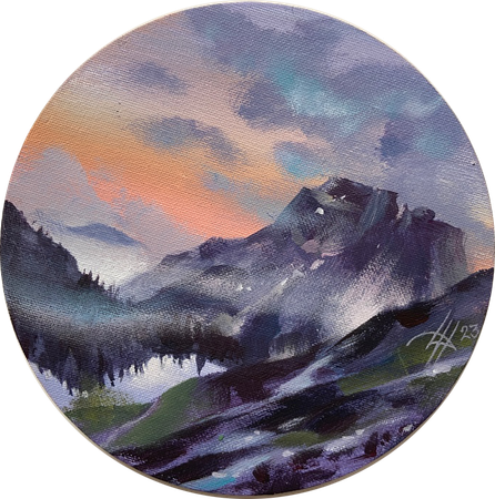 Динара Хёртнагль (Картина, живопись - 
                  20 x 20 см) Skylights