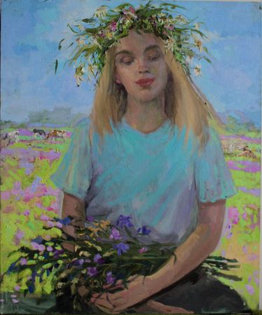 Анна Образцова (Авторская графика - 
                  50 x 60 см) Тишь да гладь