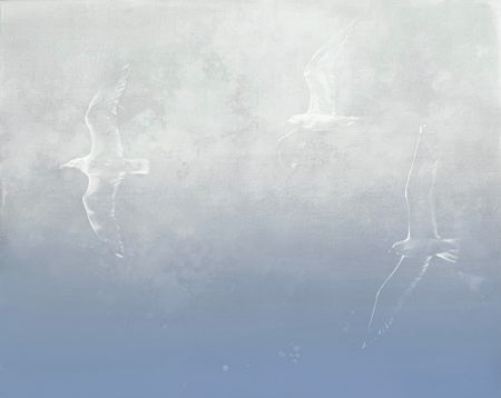 Ульяна Соловей (Картина, живопись - 
                  160 x 80 см) Перелётные