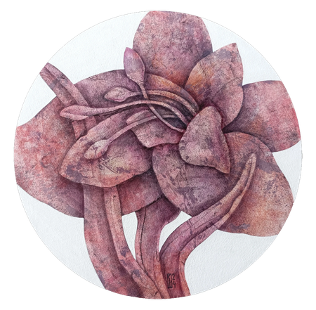 Наталья Порошина (Картина, живопись - 
                  30 x 30 см) Баланс 1